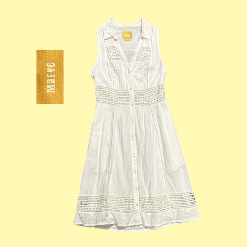 Beautiful Maeve white dress, from Anthropologie